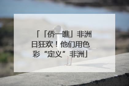 「侨一瞧」非洲日狂欢！他们用色彩“定义”非洲