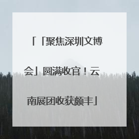 「聚焦深圳文博会」圆满收官！云南展团收获颇丰