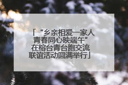 “乡亲相爱一家人 青春同心映端午” 在榕台青台胞交流联谊活动圆满举行