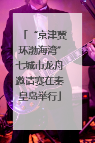 “京津冀环渤海湾”七城市龙舟邀请赛在秦皇岛举行
