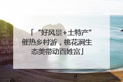 “好风景+土特产”催热乡村游，桃花涧生态美带动百姓富