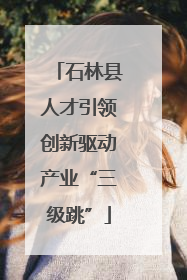 石林县人才引领创新驱动产业“三级跳”