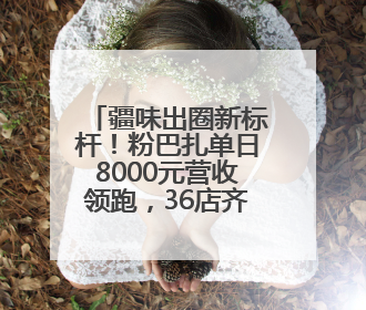 疆味出圈新标杆！粉巴扎单日8000元营收领跑，36店齐发重塑米粉赛道格局