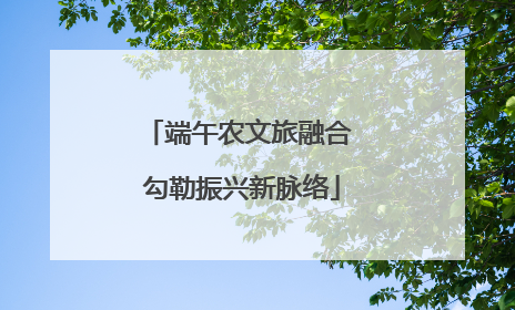端午农文旅融合 勾勒振兴新脉络