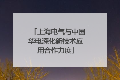 上海电气与中国华电深化新技术应用合作力度