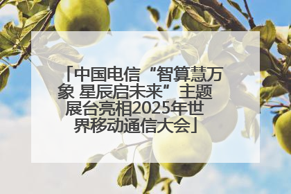 中国电信“智算慧万象 星辰启未来”主题展台亮相2025年世界移动通信大会