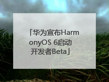 华为宣布HarmonyOS 6启动开发者Beta