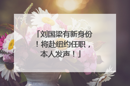 刘国梁有新身份！将赴纽约任职，本人发声！
