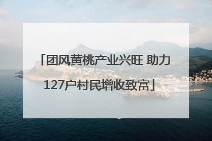 团风黄桃产业兴旺 助力127户村民增收致富
