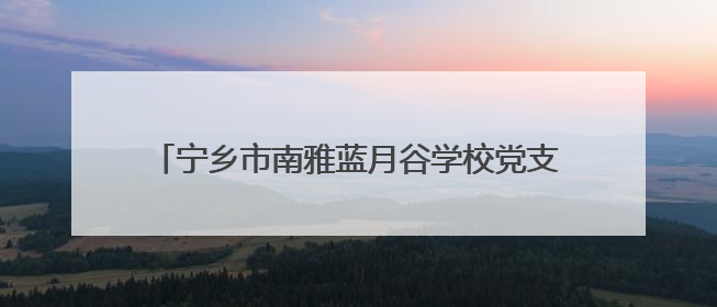 宁乡市南雅蓝月谷学校党支部开展“传承红色基因 凝聚奋进力量”主题党日活动