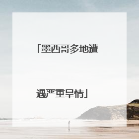 墨西哥多地遭遇严重旱情