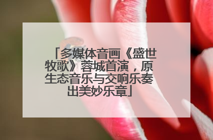 多媒体音画《盛世牧歌》蓉城首演，原生态音乐与交响乐奏出美妙乐章