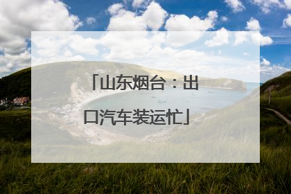 山东烟台：出口汽车装运忙