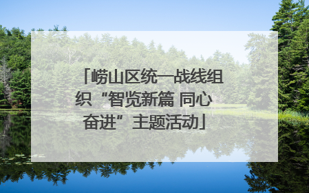 崂山区统一战线组织“智览新篇 同心奋进”主题活动