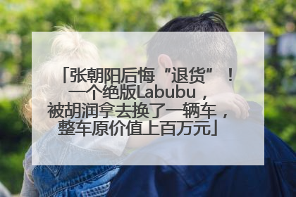 张朝阳后悔“退货”！一个绝版Labubu，被胡润拿去换了一辆车，整车原价值上百万元