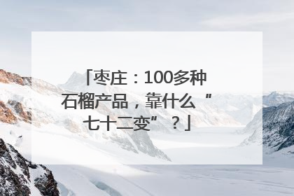 枣庄：100多种石榴产品，靠什么“七十二变”？