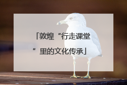 敦煌“行走课堂”里的文化传承