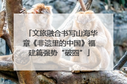 文旅融合书写山海华章《非遗里的中国》福建篇强势“破圈”