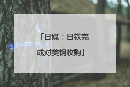 日媒：日铁完成对美钢收购