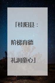 桂阳县：阶梯育德 礼润童心