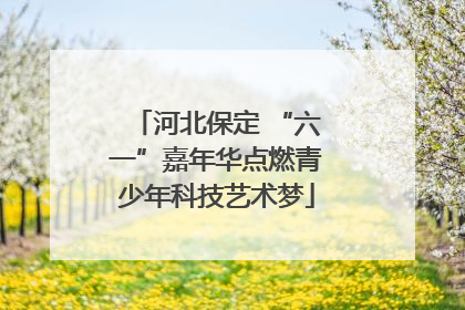 河北保定 “六一”嘉年华点燃青少年科技艺术梦