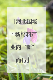 河北围场：新材料产业向“新”而行