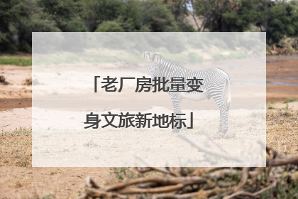 老厂房批量变身文旅新地标