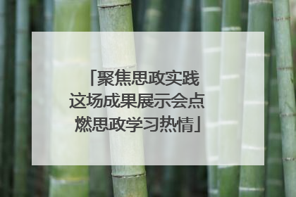 聚焦思政实践 这场成果展示会点燃思政学习热情
