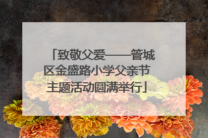 致敬父爱——管城区金盛路小学父亲节主题活动圆满举行