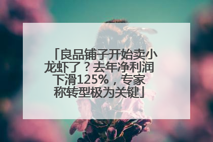 良品铺子开始卖小龙虾了？去年净利润下滑125%，专家称转型极为关键