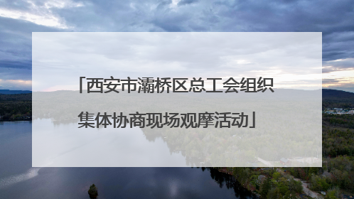 西安市灞桥区总工会组织集体协商现场观摩活动