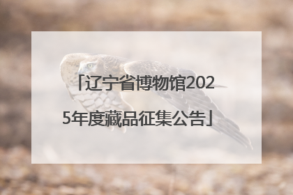 辽宁省博物馆2025年度藏品征集公告