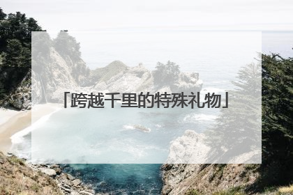 跨越千里的特殊礼物