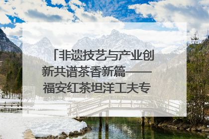 非遗技艺与产业创新共谱茶香新篇——福安红茶坦洋工夫专场推介会在京举办