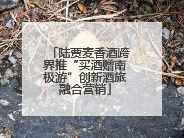 陆贾麦香酒跨界推“买酒赠南极游”创新酒旅融合营销