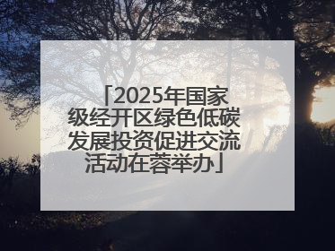 2025年国家级经开区绿色低碳发展投资促进交流活动在蓉举办