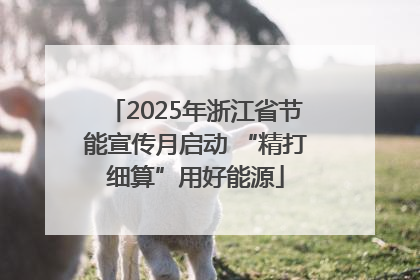 2025年浙江省节能宣传月启动 “精打细算”用好能源