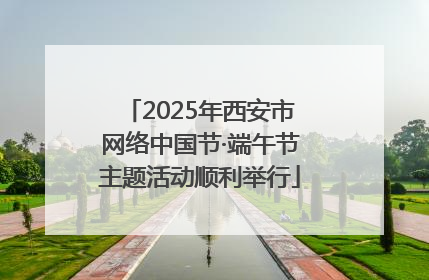 2025年西安市网络中国节·端午节主题活动顺利举行