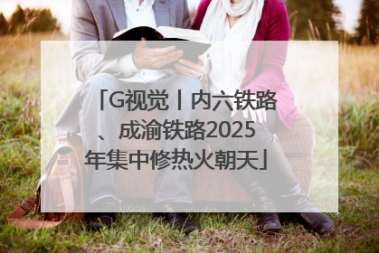 G视觉丨内六铁路、成渝铁路2025年集中修热火朝天